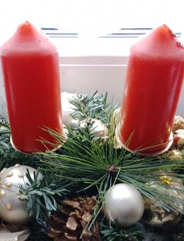 Adventskranz länglich mit 4 Kerzen - Bautzen