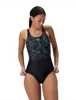 Speedo Badeanzug Womens HyperBoom Placement Muscleback (1-St) schnell trocknend