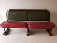 Vintage Couch Sofa Loft Bauhaus Leder holz alu Antik - Rathenow