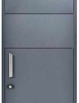 WESTMANN Briefkasten Stahl-Paketbox Pepe, Anthrazit, 50x39x114 cm