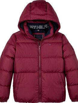Tommy Hilfiger Daunenjacke ESSENTIAL DOWN JACKET Baby bis 2 Jahre, mit Logo-Patch und Flaglabel