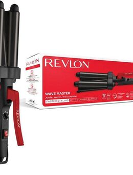 Revlon Welleneisen Wave Master TURMALIN-KERAMIKBESCHICHTUNG, Jumbo-Welleneisen