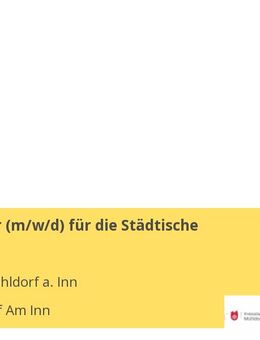 Mitarbeiter (m/w/d) für die Städtische Kläranlage - Mühldorf (Inn)