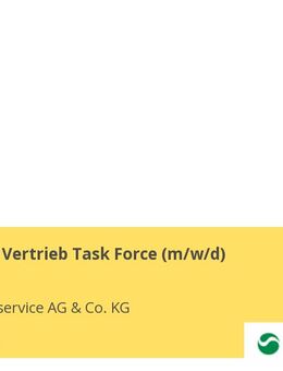 Teamleiter Vertrieb Task Force (m/w/d) - Freiberg