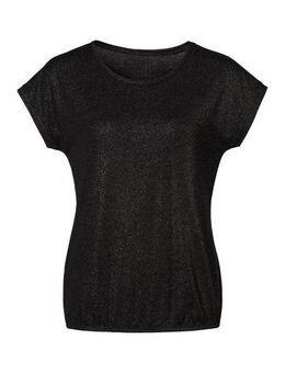 Vivance Rundhalsshirt mit dezentem Glitzerdruck aus weicher Viskose-Qualität
