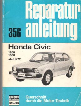 Honda Civic 1972 Reparaturanleitung Band 356 - Volketswil
