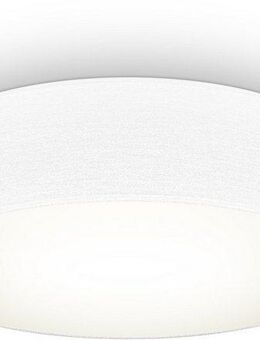B.K.Licht LED Deckenleuchte, ohne Leuchtmittel, Warmweiß, Deckenlampe, Textil Lampenschirm, Wohnzimmerlampe, Schlafzimmer, E27
