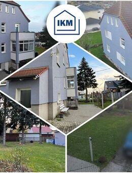 Mehrfamilienhaus mit 3 Wohnungen, 1 Wohnung zur Selbstnutzung frei, Garten und Garagen - Taucha