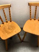 2 rustikale Massivholzstühle, fachmännisch überarbeitet und lasiert. Fast GESCHENKT! in 80809