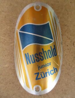 Fahrradteile Nusshold Junior Velo Steuerkopf CH Schild Emblem - Volketswil