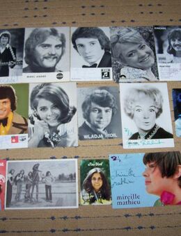 Autogrammsammlung, tlw. mit persönl. Widmung; 35 Stück - Rees Zentrum