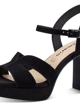 Tamaris High-Heel-Sandalette, Sommerschuh, Abendschuh, Blockabsatz, mit ANTIshokk-Absatz