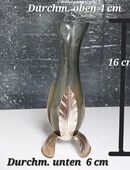 Vase der Firma Wolff mit Gestell Feinsilber- Auflage in 30655