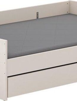 YUNY by PAIDI Kinderbett SISTER LOU mit Bettkasten, Jugendliege, bietet extra Stauraum oder zweite Liegefläche, Kojenliege Beige