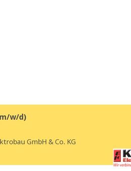 Elektriker (m/w/d) - Kall