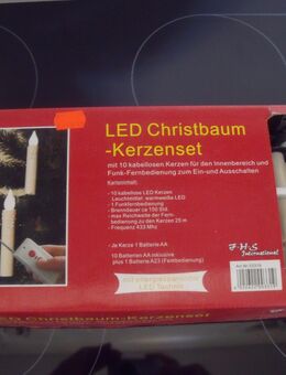 Weihnachtsbaum Lichter , Kabelloser Kerzenzauber + Silber Ring - Aachen