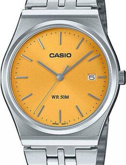 CASIO TIMELESS COLLECTION Quarzuhr MTP-B145D-9AVEF, Armbanduhr, Herrenuhr, Damenuhr, Jugendliche, Datum, Edelstahlarmband