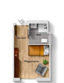 Pflegewohnung im Seniorenzentrum Thüngersheim - Thüngersheim