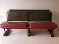 Vintage Couch Sofa Loft Bauhaus Leder holz alu Antik in 14712