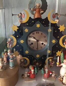 Wendt & Kühn Vorkriegszeit Spieluhr / Wanduhr  mit Engel..Rarität und sehr Seltene - Meerbusch
