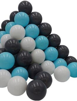 Knorrtoys® Bällebad-Bälle 100 Stück, creme/Grey/Blue (100-St)