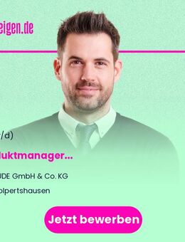 Produktmanager (Betriebswirt / Fachwirt / Kaufmann o.Ä.) (m/w/d) - Wolpertshausen