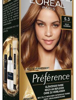 L'ORÉAL PARIS Coloration Préférence, Set, 3-tlg., mit pflegender Formel