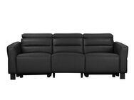 Places of Style 3-Sitzer Carpari, 224cm, manuelle od. elektrische Relaxfunktion in 2 Sitzen, mit USB-A/C, Kopfteilverstellung, Echtleder, Kunstleder, Webstoff