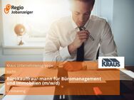Bürokauffrau/-mann für Büromanagement und Immobilien (m/w/d) - Ismaning