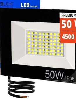 Halogen-Reflektor-Arbeitsleuchte, wasserdichter LED-Fluter PREMIUM Flutlicht - Ingolstadt
