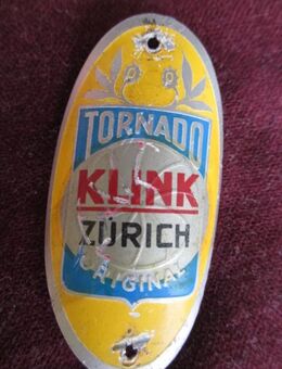 Fahrradteile Tornado Original Velo Steuerkopf CH Schild Emblem - Volketswil
