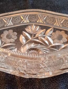 Verkaufe Kristall Schale, Antik, Jugendstil mit Schliff - Oranienburg