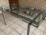 Esstisch, Glas, ausziehbar (160/240x74x90cm) - Krefeld