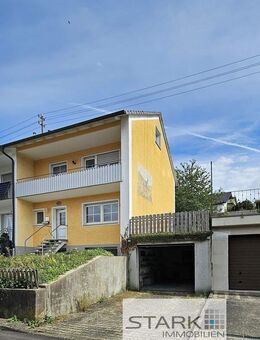 Doppelhaushälfte mit Aussicht, Garten & Garage – ein Eigenheim für Anpacker! - Weikersheim