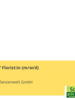 Gärtner:in / Florist:in (m/w/d) - Kall