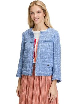 Cartoon Jackenblazer Cartoon Tweedblazer mit Fransen Fransen