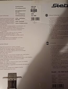 Grillstation Marke STEBA VG7000 elektrisch - Moorenweis