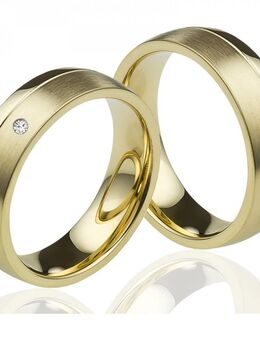 Edelstahlringe MOR25 mit Diamant - Aholming