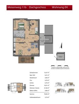Dachgeschoss-Wohnung - Rickling