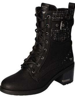 Mustang Shoes Winterstiefelette Plateaustiefelette, Schnürboots mit praktischem Innenreißverschluss