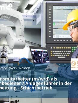 Produktionsmitarbeiter (m/w/d) als Maschinenbediener / Anlagenführer in der Glasverarbeitung - Schichtbetrieb - Theisseil