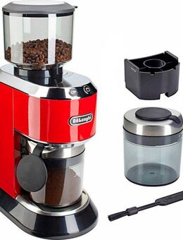 De'Longhi Kaffeemühle Dedica KG520.R, 150 W, Kegelmahlwerk, 350 g Bohnenbehälter