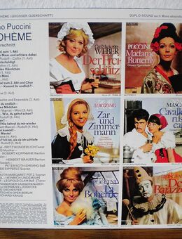 La Boheme-Puccini-Grosser Querschnitt-Vinyl-LP,baccarola,Rar ! - Linnich