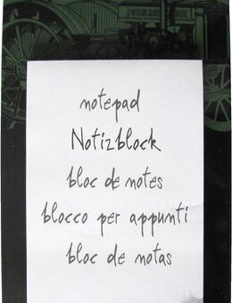 John Deere #3 - Notizblock Schild 20 x 10 cm - Doberschütz