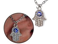 Elegante Hand mit blaue Auge Nazar Boncuk Mini Anhänger Modeschmuck Fatimas Hand mit Halskette 13,90 €* - Villingen-Schwenningen