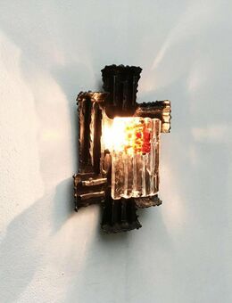 Brutalist Wrought Iron Wall Lamp Wandleuchte Sconce 70er 60er - Hamburg Hamburg-Nord