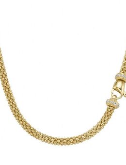 Smart Jewel Collier Himbeerkette mit Zirkonia Steinen, Silber 925