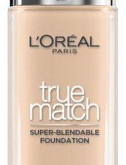 L'ORÉAL PARIS Foundation L'Oréal Paris True Match Foundation, Spendet Feuchtigkeit, mittlere Deckkraft, passt sich dem Hautton an.