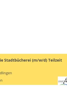 Leiter für die Stadtbücherei m/w/d Teilzeit - Riedlingen