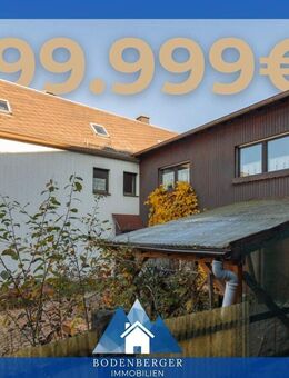 Wohnen und Schrauben: Einfamilienhaus für Autobegeisterte in Höchstädt! - Höchstädt (Fichtelgebirge)